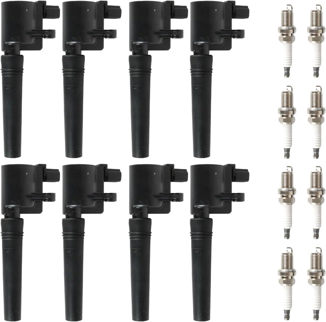 4PCS UF-764 Ignition Coils Pack & Iridium Spark Plugs Compatible with Hyundai Santa Fe 2019-2020 L4 2.4L & Kia Optima 2016-2020 L4 2.4L & Genesis G70 2019-2021 L4 2.0L