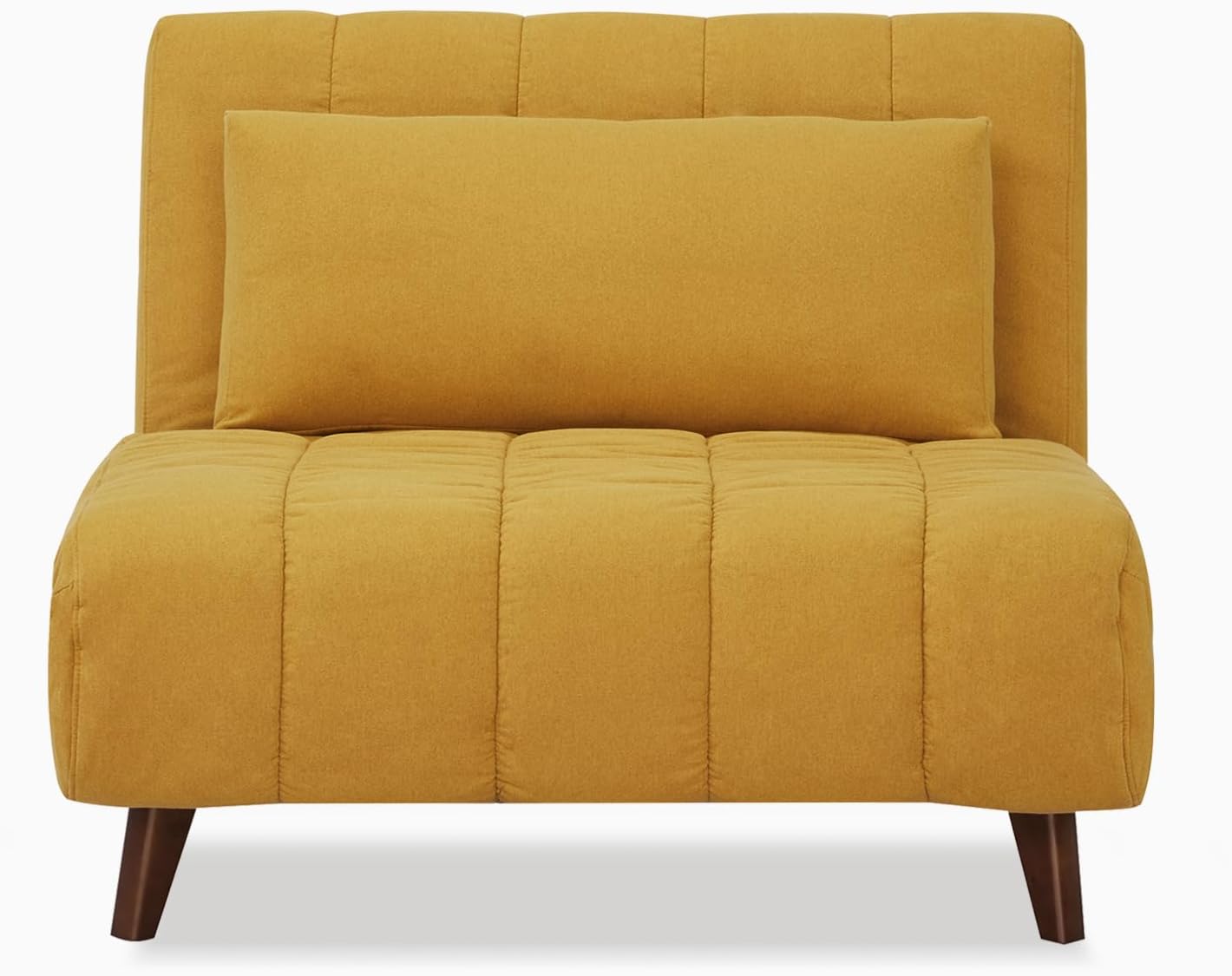 Artdeco Home 40" W Convertible Futon Chair with Matching Pillow(s) for Small Space Living Room and Apartment (Springfield, Moonlight)