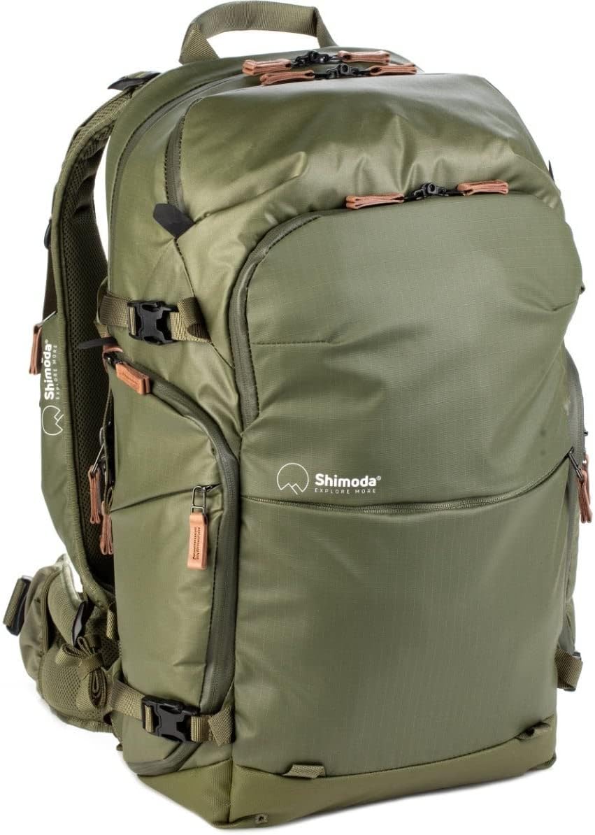 Shimoda Explore V2 25 Liter Adventure Backpack Starter Kit with Small Mirrorless Core Unit, Army Green