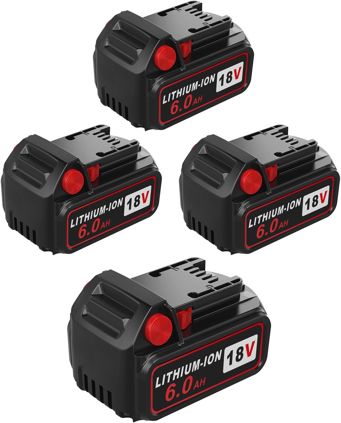 8 Pack 18V Replacement Battery for Milwaukee M18 Battery 6.0Ah, Compatible with 48-11-1850, 48-11-1840, 48-11-1860, and More Cordless Power Tools