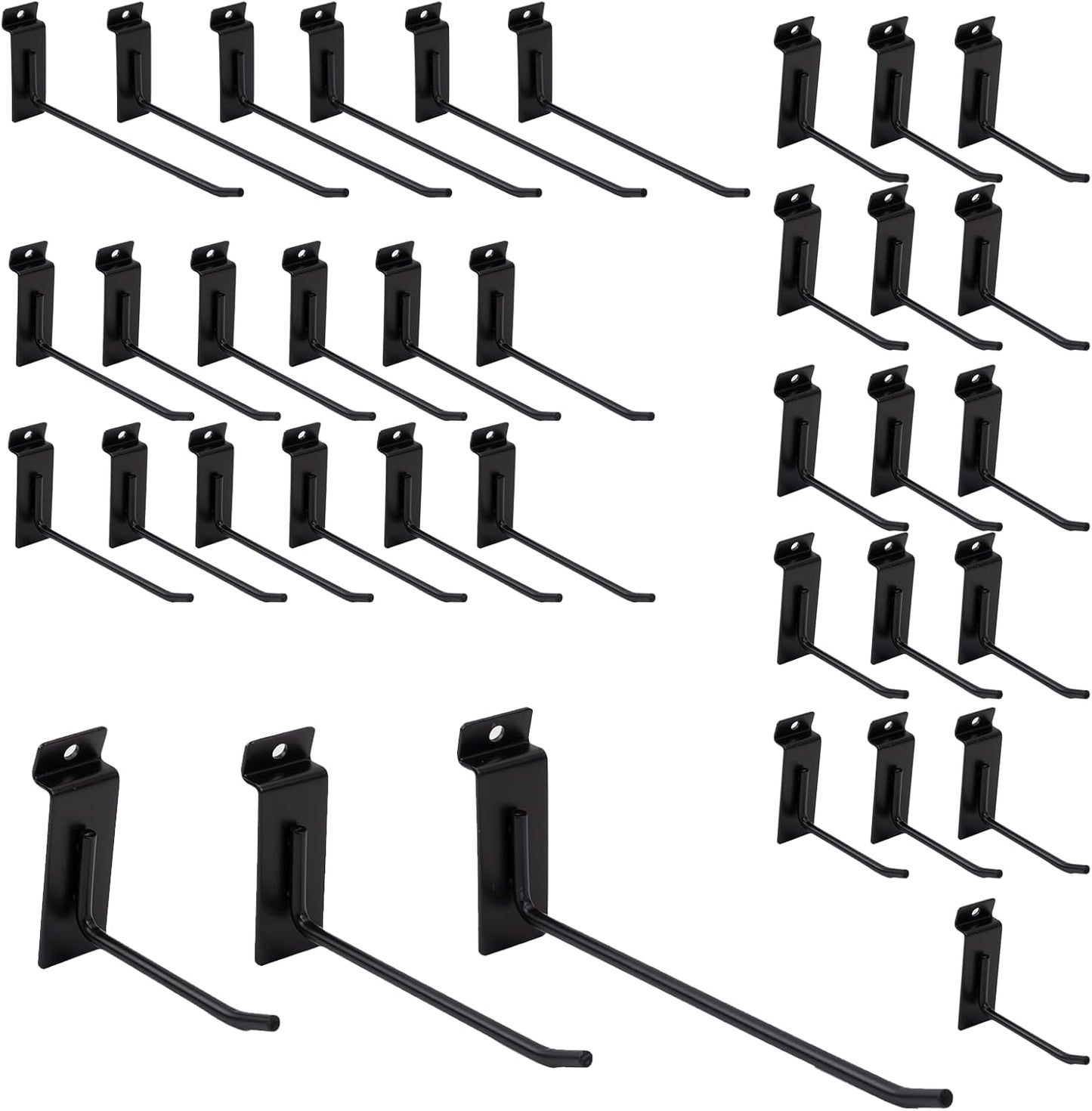Slat Wall Paneling Garage Wall Organizer, Black Slatwall Panels 4'x8' Garage Tool Organizer Wall Mount Garage Slat Wall Storage Systems, Slat Board PVC Wall Panels Garage Storage Organization Product