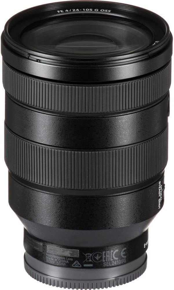 Sony FE 24–105mm F4 G OSS Standard Zoom Lens (SEL24105G/2) – Full-Frame E-Mount | Constant F4 Aperture | Filter Kit, Backpack, 64GB Card, Card Reader, Flex Tripod and More