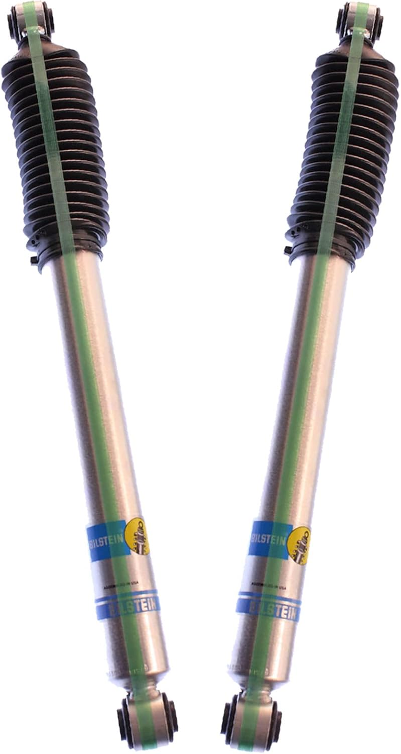Bilstein Set of Front & Rear 5100 Ride Height Adjustable Shocks fits 2011-2018 Ram 1500 4WD with 0-1" Rear Lift w/o Air Suspension | Provides 0-2.8" Front Lift | Includes TrendsAuto Decal