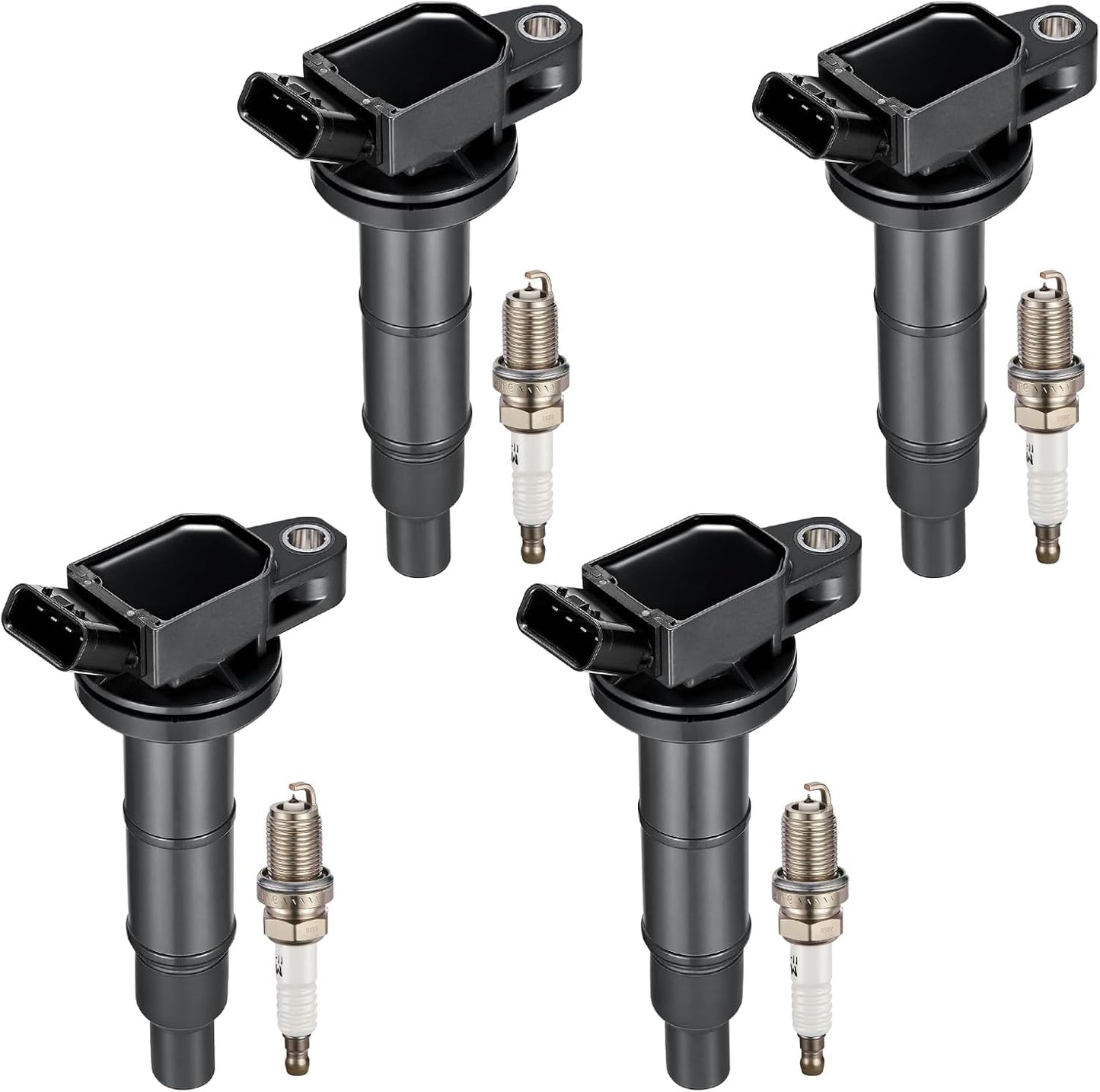 Set of 6 UF487 Ignition Coil Pack Compatible with Toyota Avalon Highlander Camry Sienna Rav4 Venza 4Runner ES350 IS350 RX350 RX450h GS350 ES300h 2.5L L4 3.5L V6 Replaces C1601 90919-A2007
