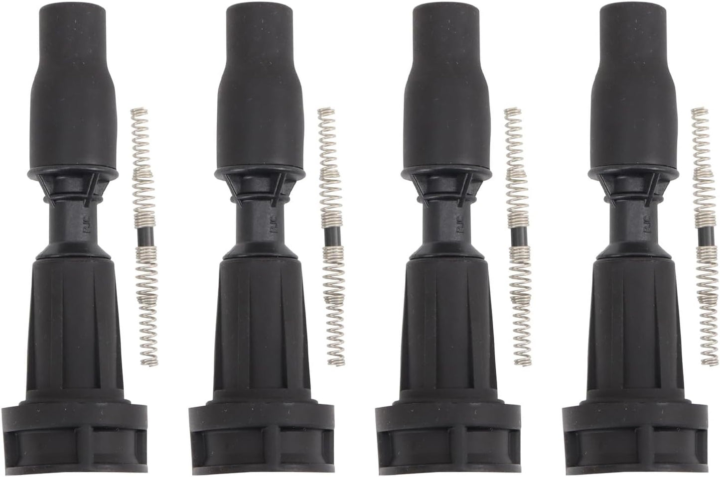TRQ Ignition Coil Boot Set Compatible with 2019-2021 Genesis G70 2019-2020 Hyundai Santa Fe 2016-2018 Santa Fe Sport 2015-2019 Sonata 2018-2021 Tucson 2020-2021 Veloster N 2016-2020 Kia Optima Sorento