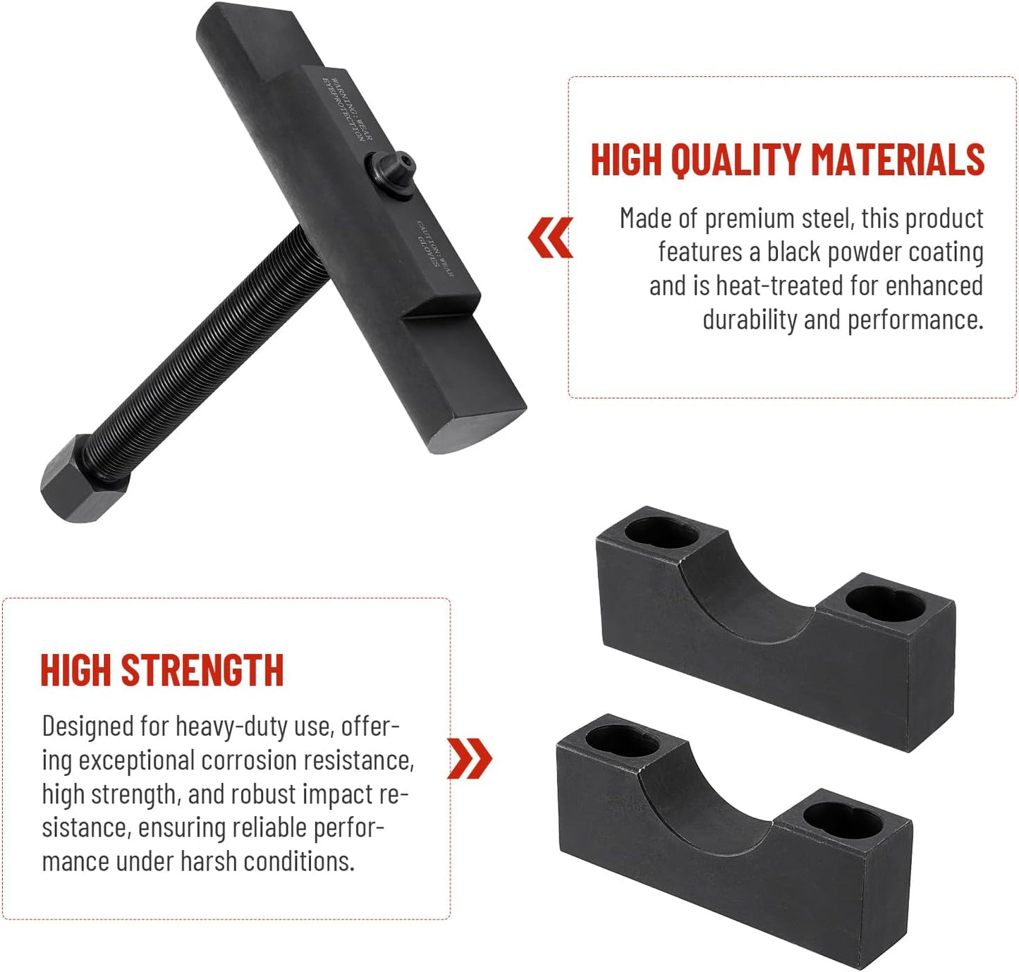 60050 Yoke Puller, Heavy Duty Yoke Removal Tool for Class 6-8 Trucks
