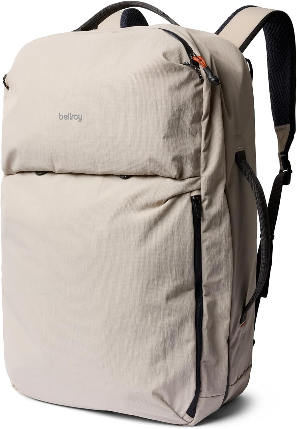 Bellroy Lite Travel Pack 38L (carry-on backpack, large travel backpack for international travelers, with laptop pocket, interior packing cells and tuck-away shoulder straps) - Black
