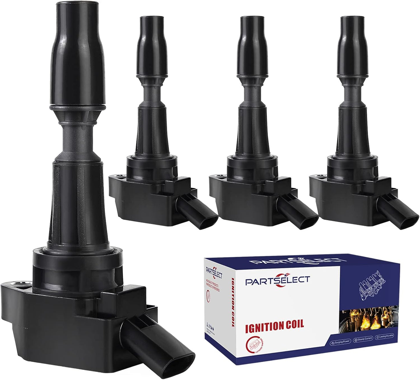 6PCS Ignition Coil Pack UF648 C1791 5C1848 Replacement for Jeep Grand Cherokee Wrangler for Dodge Avenge Challenger Charger Durango RAM 1500 for Chrysler 300 for VW Routan 3.6L V6 2011-2016
