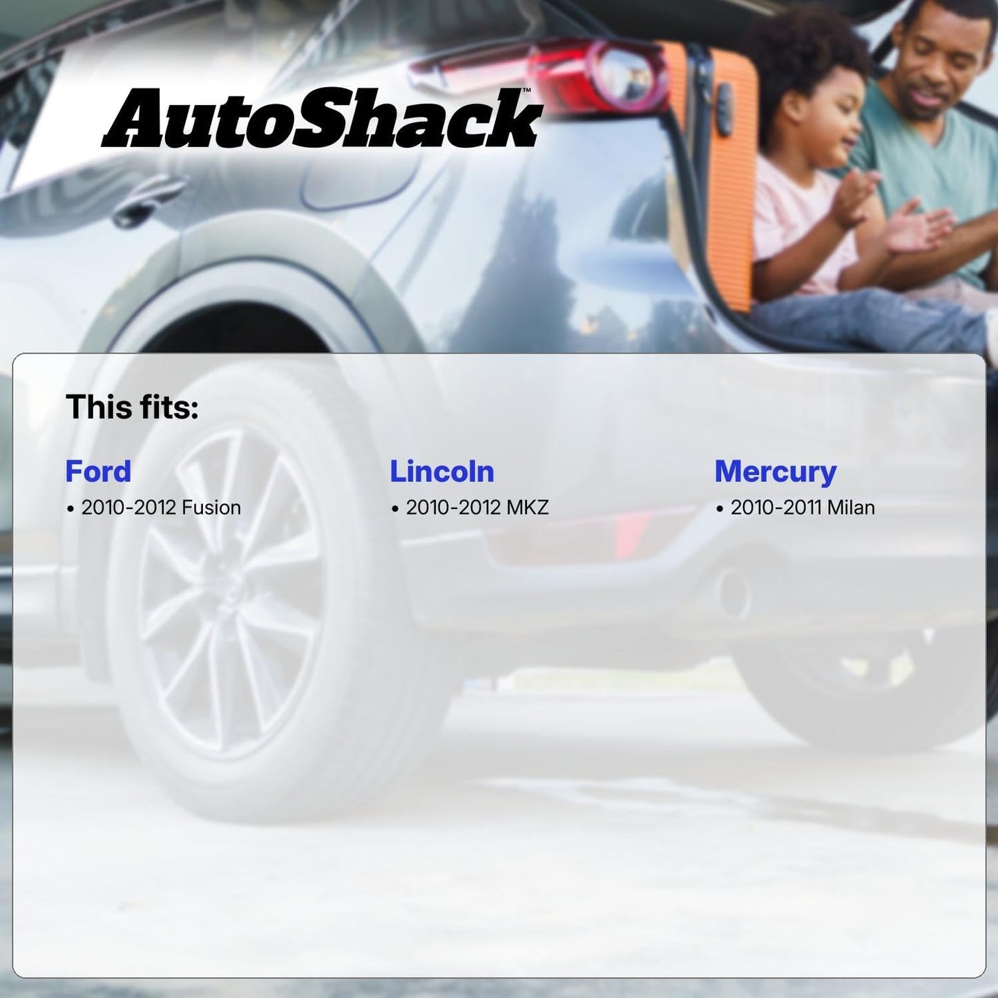 AutoShack Front Complete Strut & Coil Spring Assembly with Rear Shock Absorbers Set for Ford Fusion Lincoln MKZ Mercury Milan V6 | Full-vehicle Suspension System Replacement Kit CST373-KS1576PR