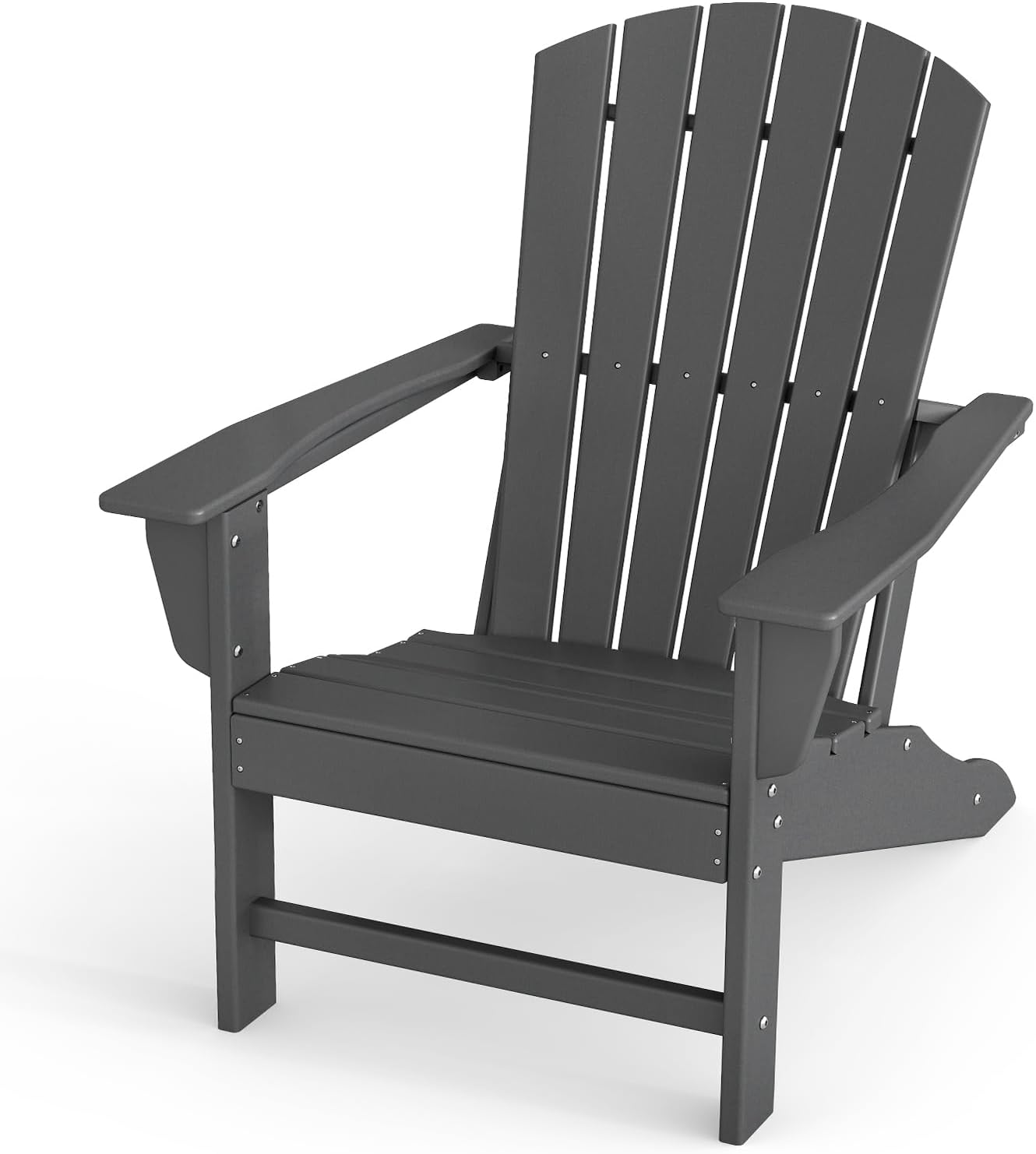 BRIOPAWS Adirondack-Chairs-Set of 4 | Fire Pit Chair | Oversized | HDPE Plastic | Weather Resistant | for Deck Outdoor Poolside Campfire | Blue