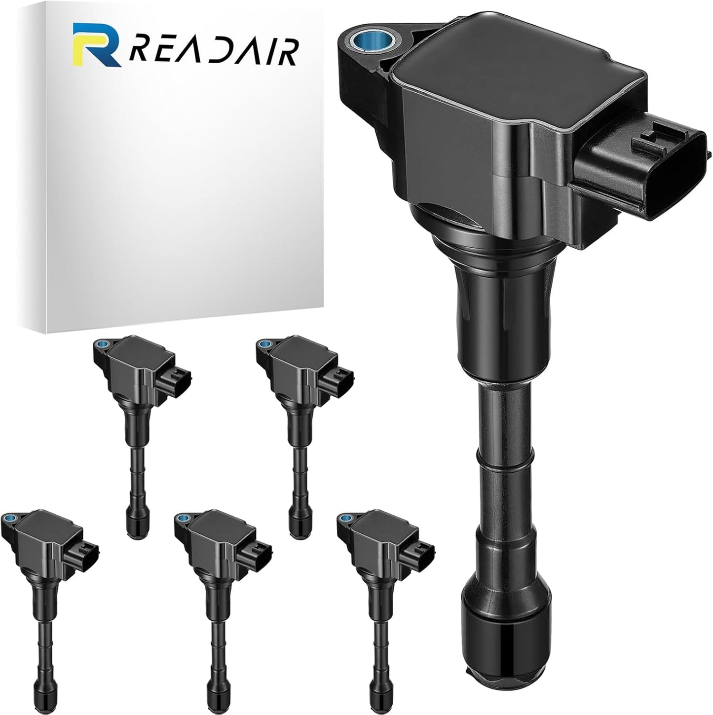 UF575 Ignition Coil & 1675 Double Iridium Spark Plug for Audi A3 A4 A5 A6 Q5 R8 TT RS4 RS5/Volkswagen Jetta Passat Beetle CC Golf GTI Replaces# C1627 07K905715F E1075