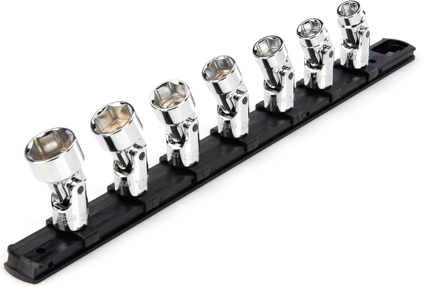 TEKTON 3/8 Inch Drive 6-Point Universal Joint Socket Set with Case, 17-Piece (3/8-3/4 in., 10-19 mm) | SHD91301