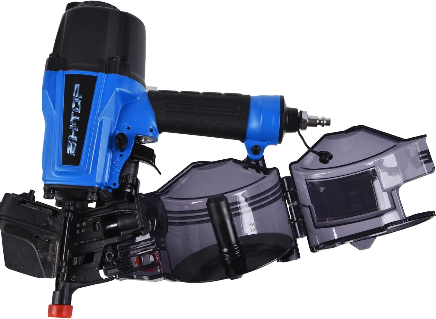 BHTOP Siding Nail Gun, 15-Degree Coil Siding Fencing Nailer, 1-1/2 inch to 2-1/2 Inch for Siding, Fiber Cement, Fencing, Cedar Shake