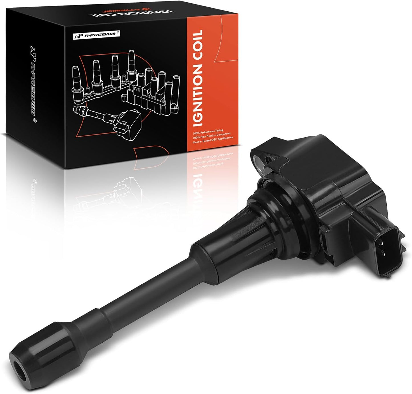 A-Premium Engine Ignition Coil Packs Compatible with Nissan Altima Rogue Sentra Tiida Versa X-Trail FX50 M56 4-PC Set
