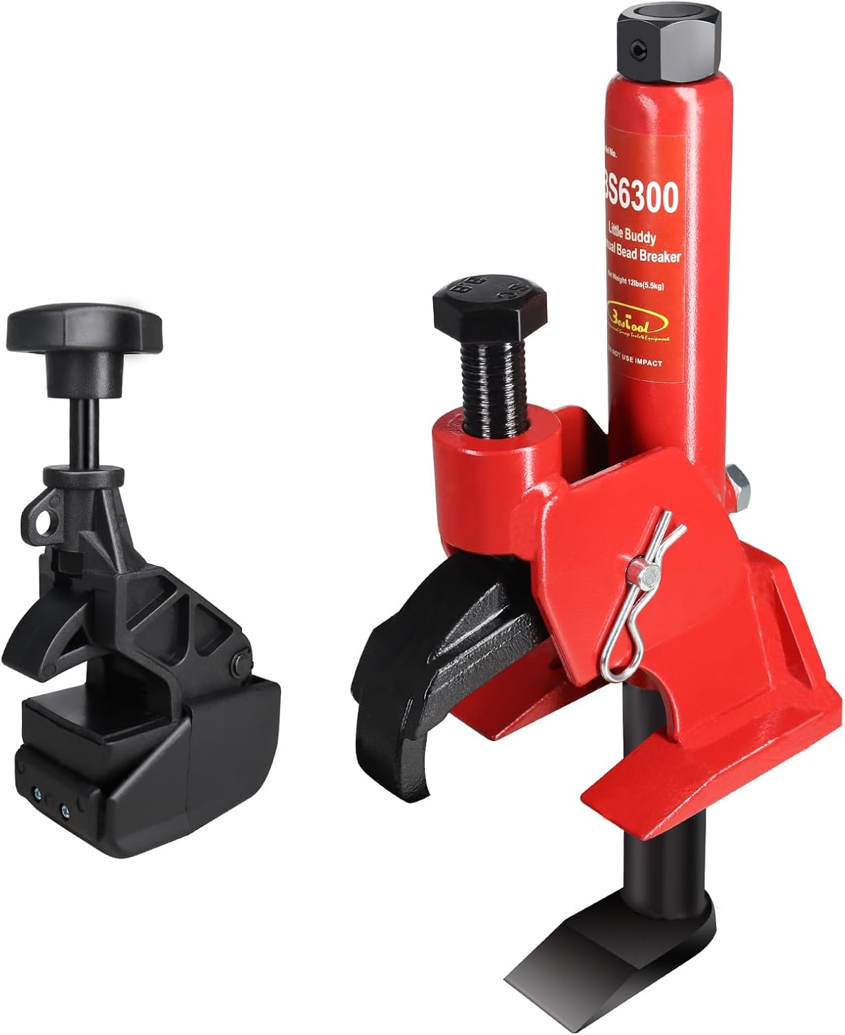 BESTOOL Manual Tire Bead Breaker Tool Adjustable Hammer Tires Changer for ATV Tire Operation, Include Spare Front Paw