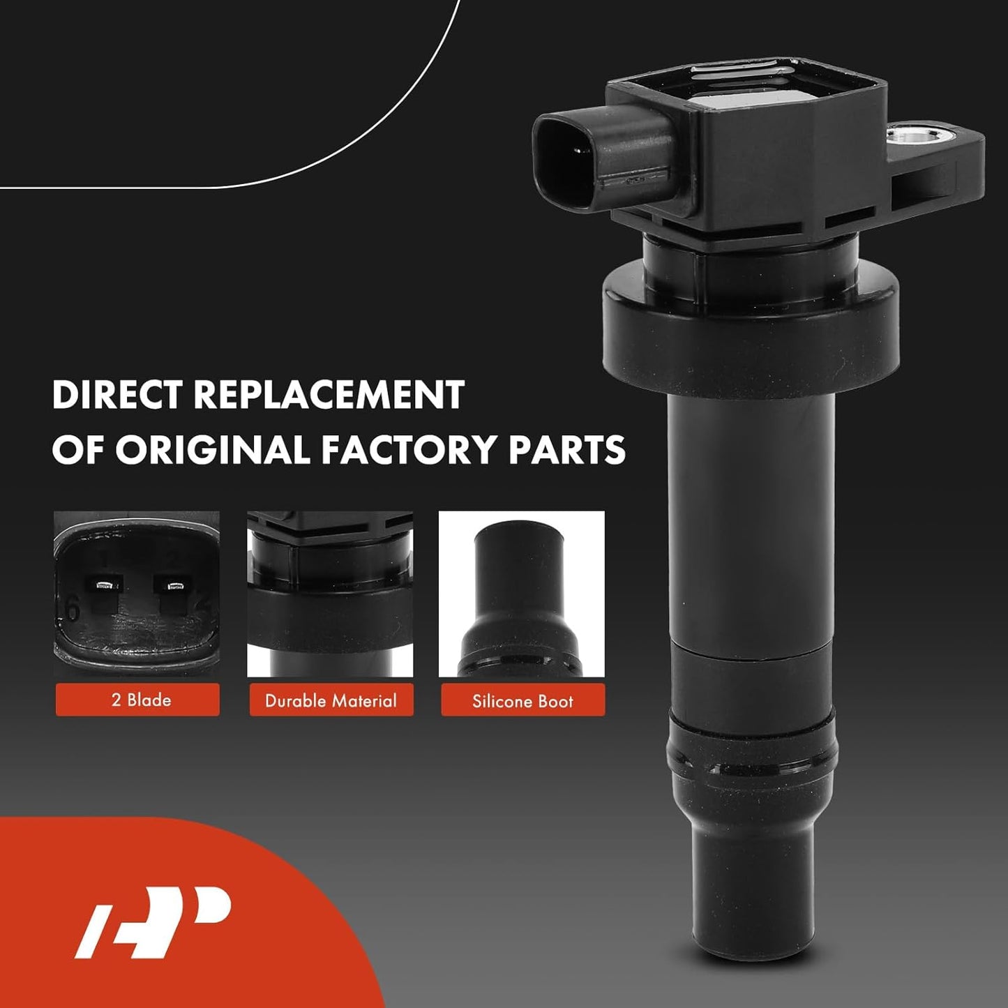 A-Premium Set of 8 Ignition Coil Pack and Iridium Spark Plugs Compatible with Kia Soul 2010-2011, 1.6L, Replace# 273012B010