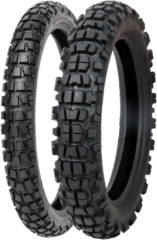 Tusk Waypoint Adventure Motorcycle Tire (Tire Set 90/90-21 (54R)/130/90-17 (68R) Tube Type)