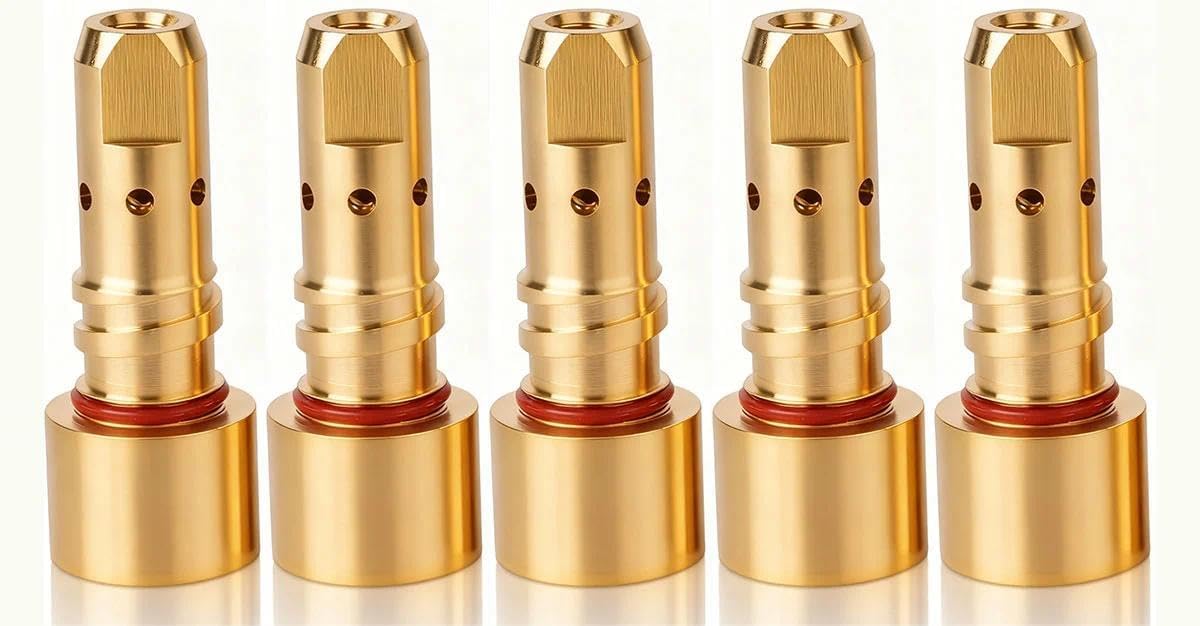 5-PK MIG Gun Nozzle KP2742-1-62R 5/8" ID fits Lincoln Magnum PRO 250L 300L 250A / 350A guns part