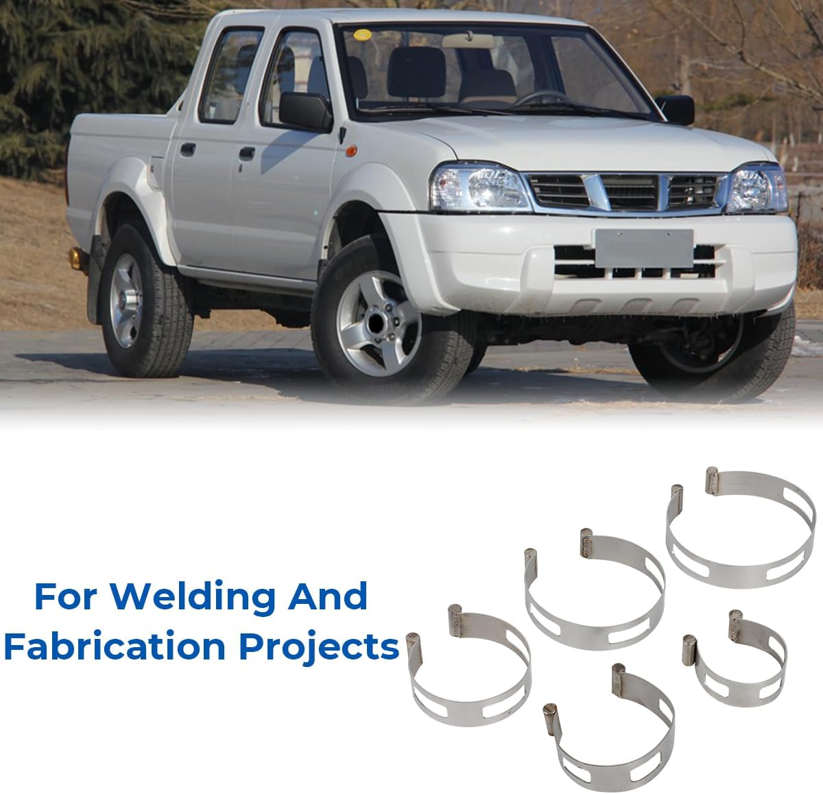 5PCS Exhaust Pipe Tacking Band For Tig Welding Fabrication 2" 2.5" 3" 3.5" 4"