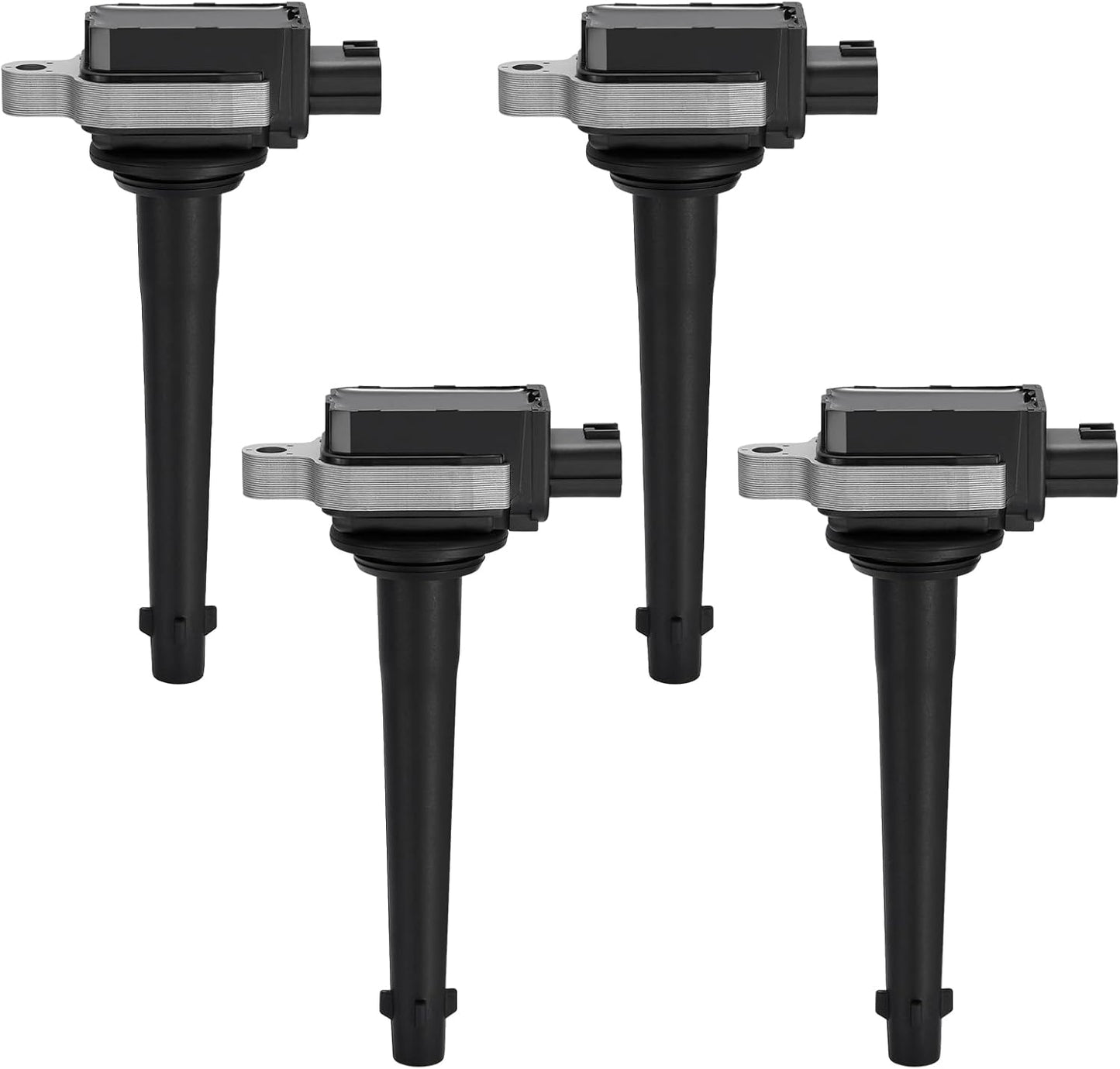 4-Pack UF659 Ignition Coils Compatible with Nissan Juke 11-17, Qashqai 17-22, Rogue Sport 17-22, Rogue 17-19, Sentra 17-19, 1.6L 2.0L L4 - Replaces 224481KC0A C1807 522202