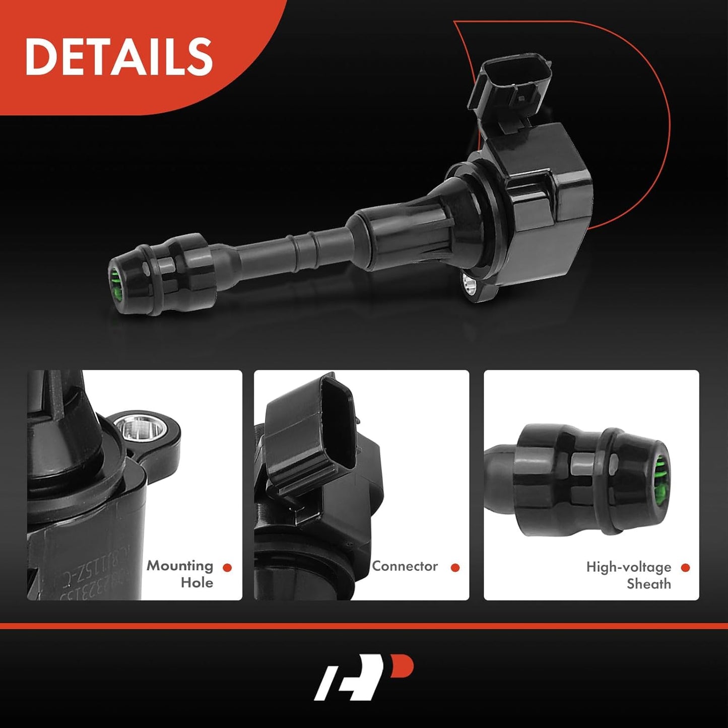 A-Premium Set of 6 Ignition Coil Packs Compatible with Nissan Altima 2002-2006, Murano 2005-2008, Quest 2004-2009 3.5L, Frontier 2005-2020 4.0L & Infiniti I35 2002-2004, QX4 2001-2003 3.5L