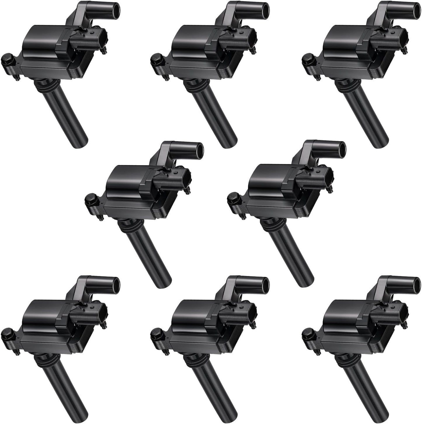 BDFHYK Ignition Coil Pack UF807 and Iridium Spark Plugs 93175 Compatible with Chrysler Pacifica Dodge Durango Jeep Grand Cherokee Wrangler Ram 1500 3.6L V6 68223569AB LKR7DIX-11S, Sets of 6