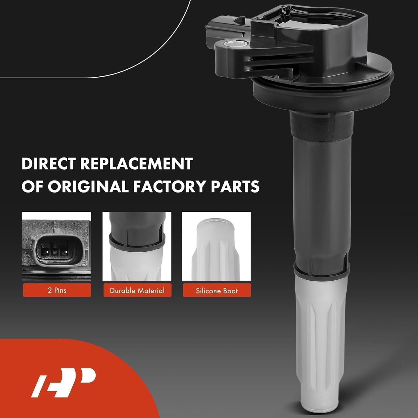 A-Premium Ignition Coils and Spark Plugs Kits Compatible with Ford F-150 F150 2011-2016, Mustang 2011-2015, 5.0L
