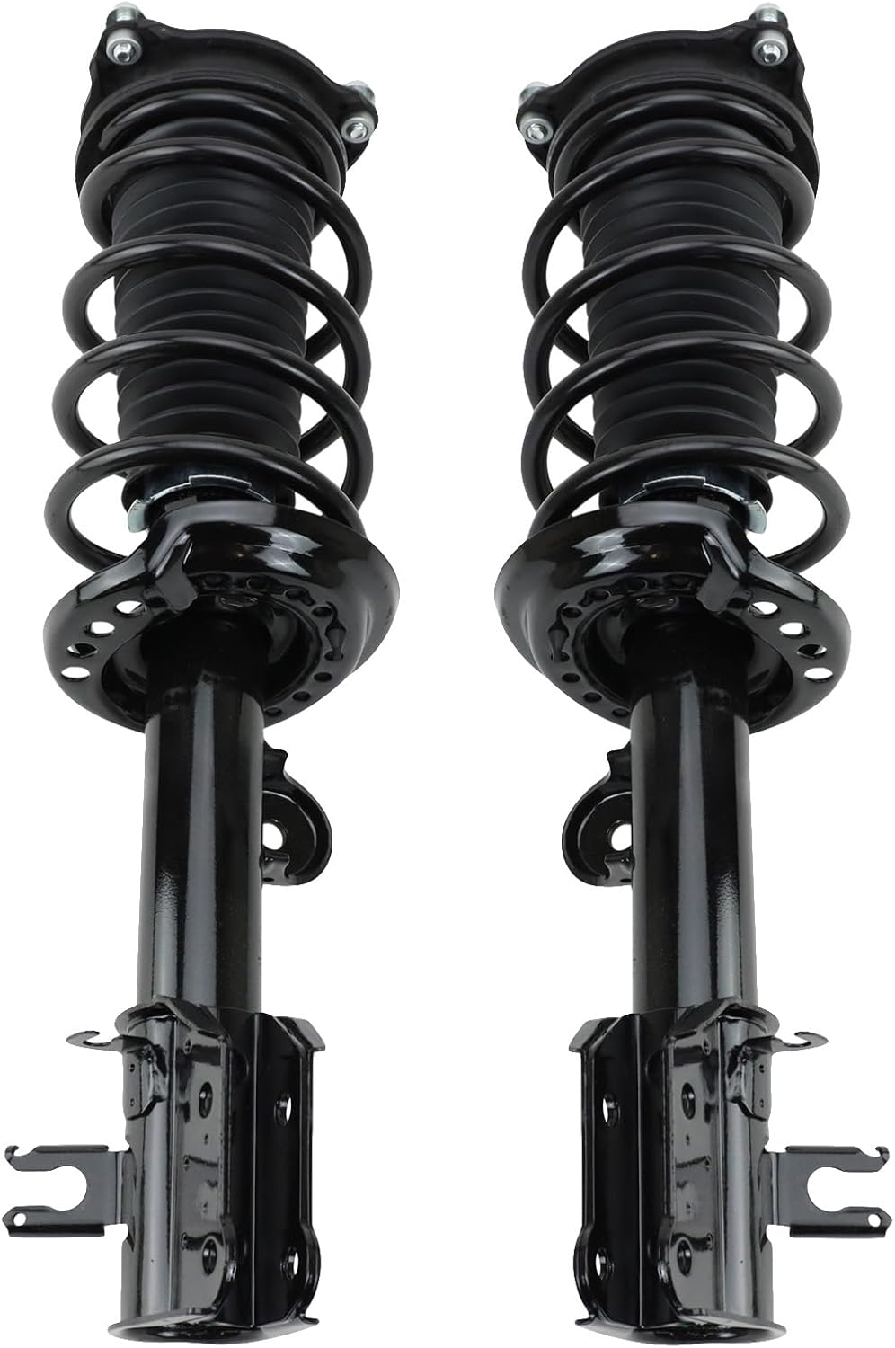TRQ Front Strut & Coil Spring Assembly Set Driver & Passenger Sides Compatible with 15-18 Jeep Renegade