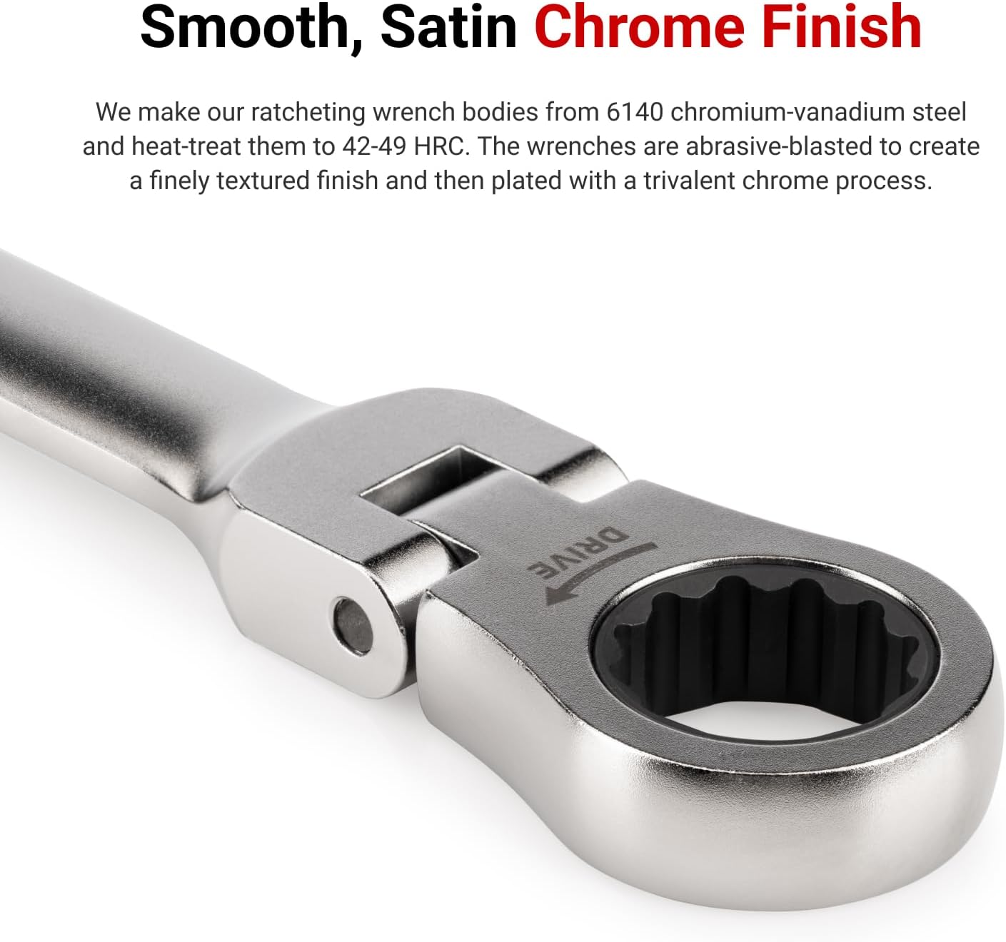 TEKTON Flex Head 12-Point Ratcheting Combination Wrench Set with Modular Organizers, 14-Piece (6-19 mm) | WRC95302