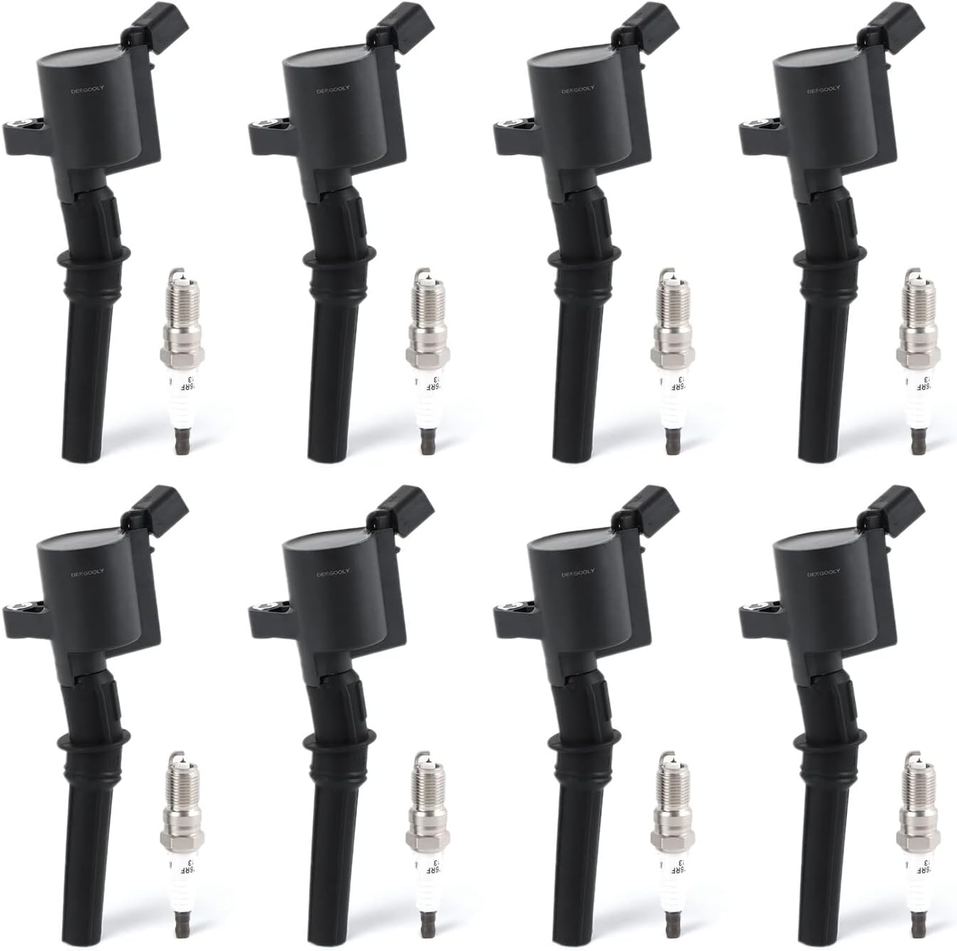4PCS UF-764 Ignition Coils Pack & Iridium Spark Plugs Compatible with Hyundai Santa Fe 2019-2020 L4 2.4L & Kia Optima 2016-2020 L4 2.4L & Genesis G70 2019-2021 L4 2.0L