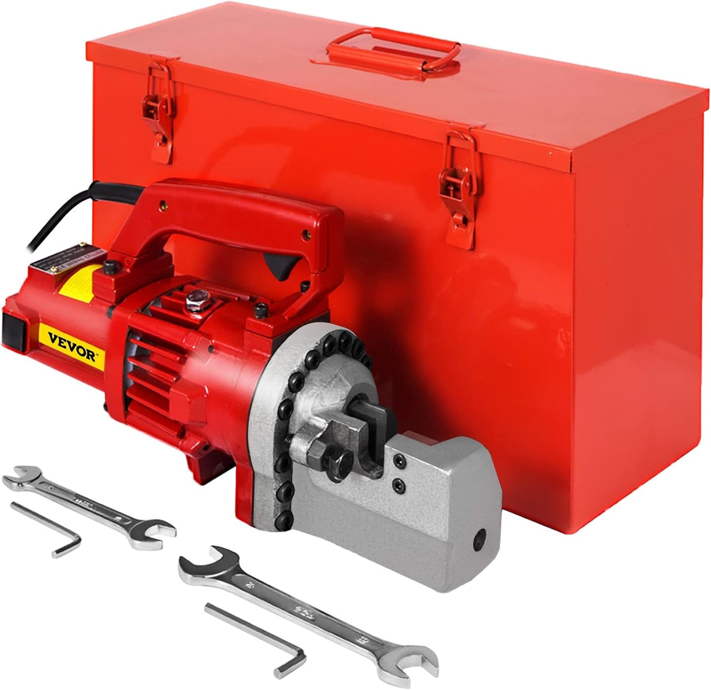 VEVOR Electric Rebar Cutter, 900W Portable Electric Hydraulic Rebar Cutter, Cutting up to 5/8 Inch #5 4-16mm Rebar within 3 Seconds,110V,with Easy to Carry Stainless Box