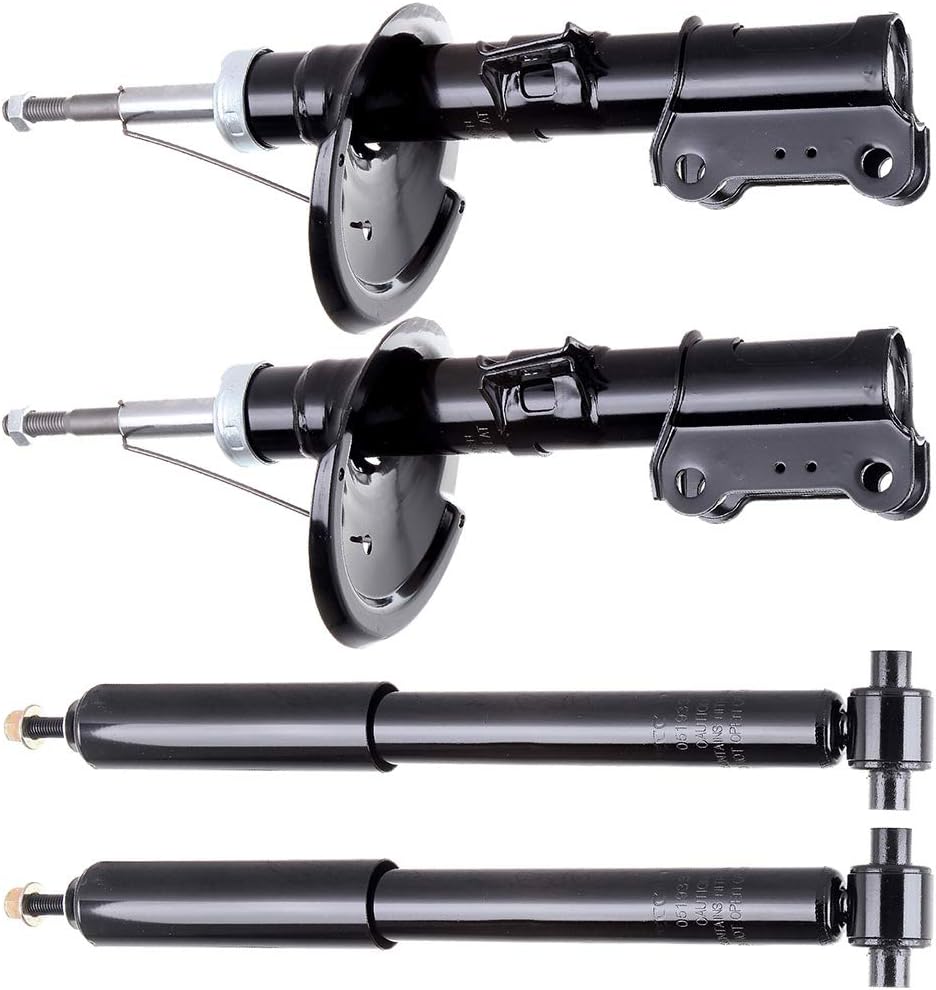 Set of 4 Front Rear Shocks,ROADFAR Shock Absorbers Set Fit for 01 02 03 04 05 06 07 08 09 for Volvo for S60,96 97 98 99 00 01 02 03 04 05 06 for Volvo for S80,01 02 03 04 05 06 07 for Volvo for V70