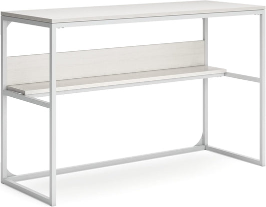 Signature Design by Ashley Deznee Industrial Home Office Desk, White