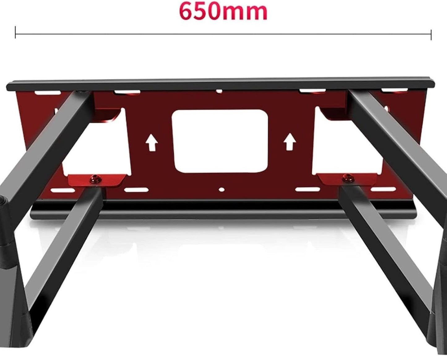 Adjustable TV Wall Mount Bracket Fits 70 120 Inch LCD TVs Dual Swivel Design Max VESA 1000x600mm Sturdy 6 Arm Support for Optimal Viewing Angle