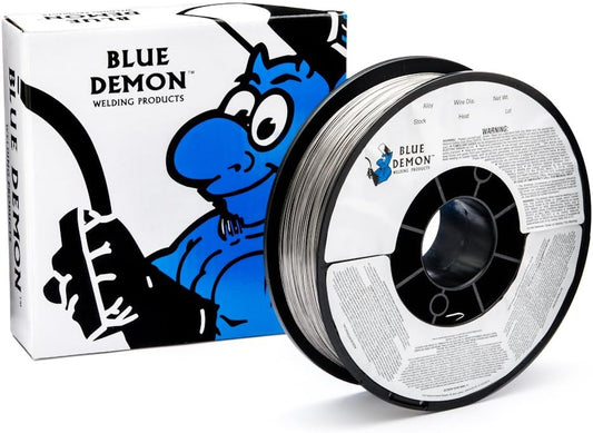 Blue Demon E71T-1/1M X .035 X 11LB Spool Dual Shield Gas Shielded Flux Core Welding Wire, General Purpose, All Position, Low Fumes, Stable Arc, Requires Shielding Gas