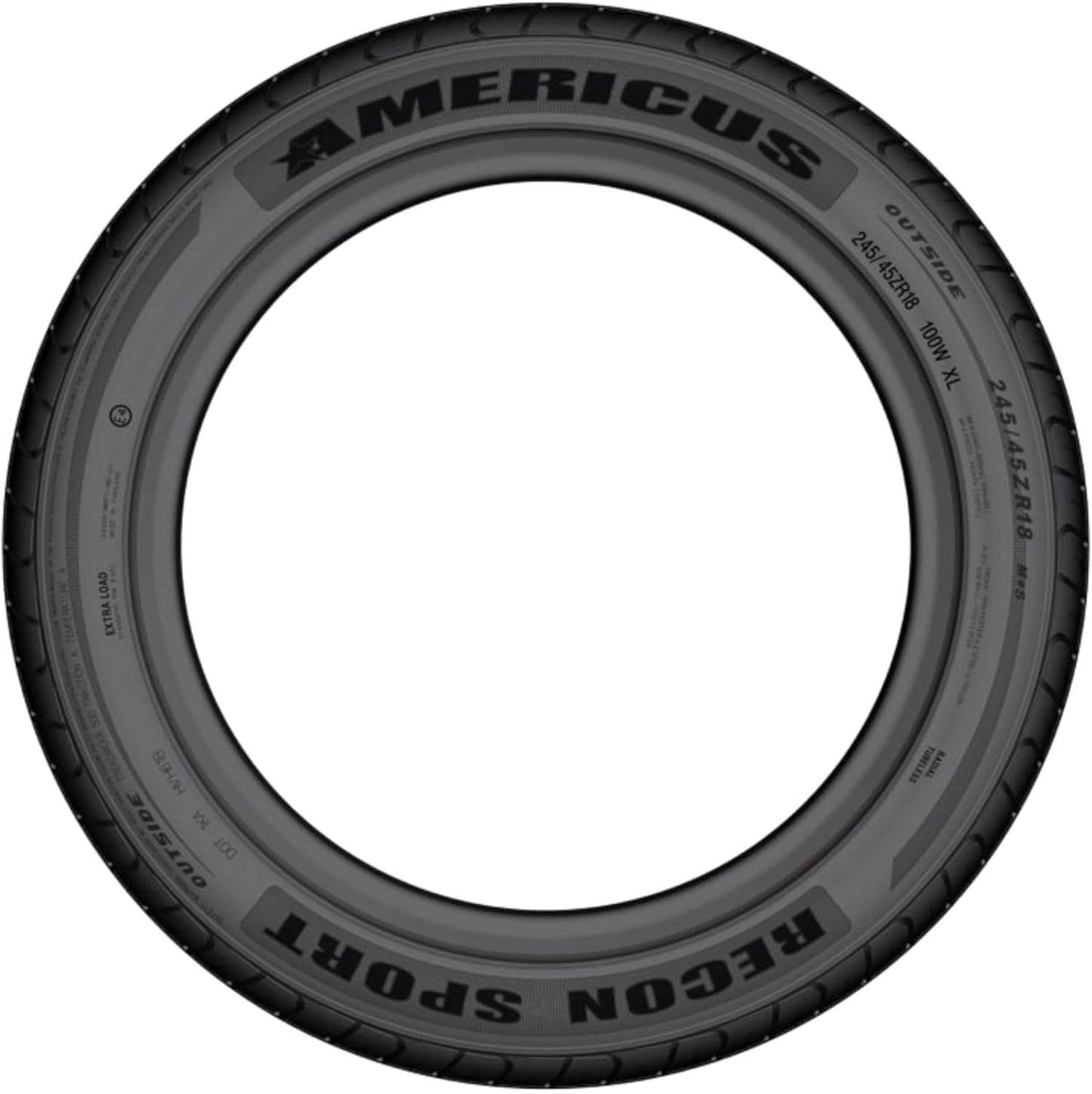 Americus Recon Sport UHP 225/50ZR17 98W XL Passenger Tire