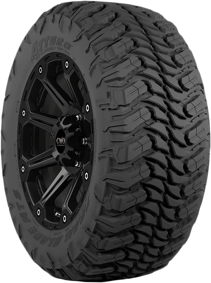 Atturo Trail Blade MTS M/T Mud Off-Road Light Truck Radial Tire-LT285/55R22 285/55/22 285/55-22 124/121Q Load Range E LRE 10-Ply BSW Black Side Wall
