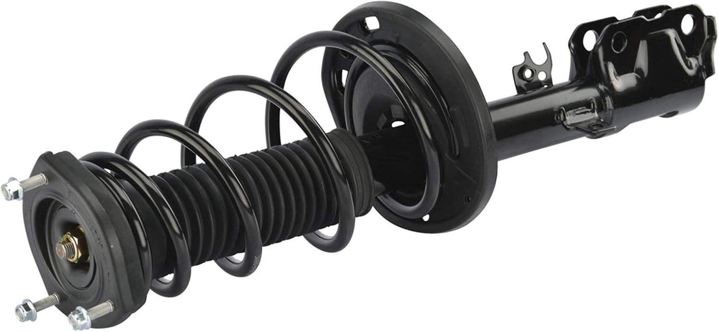 TRQ Rear Strut & Coil Spring Assembly Set Driver & Passenger Sides Compatible with 12-17 Toyota Camry