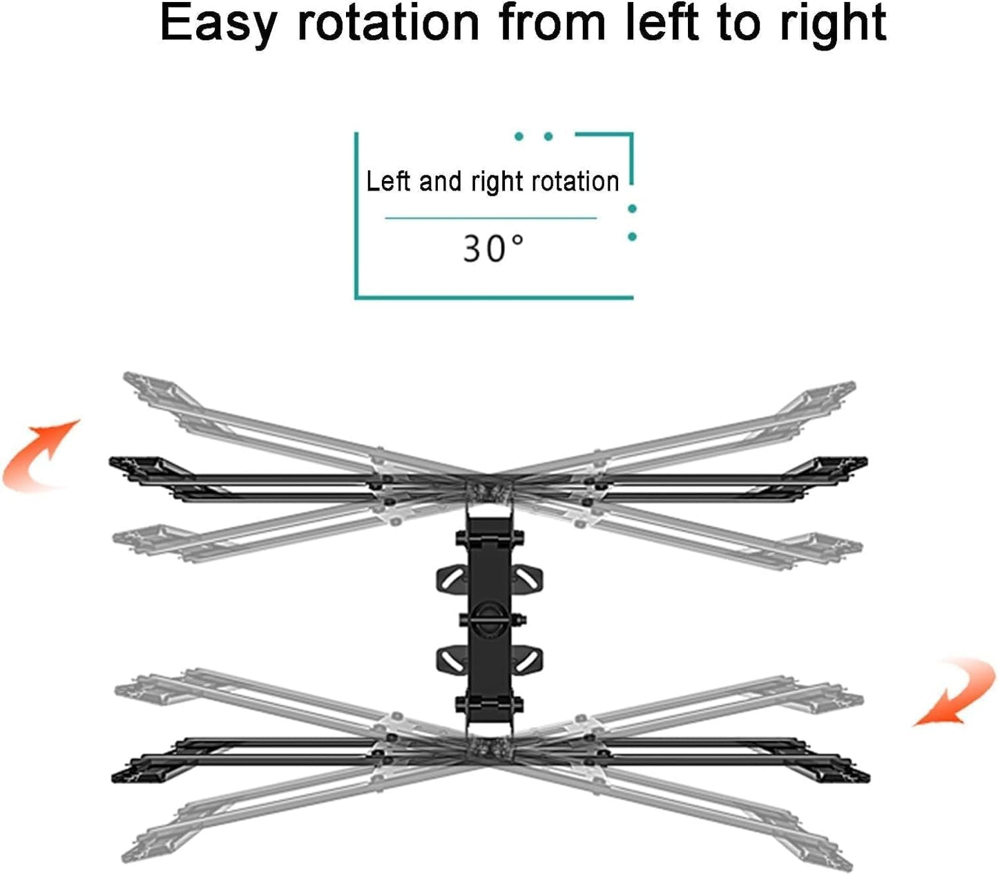 TV Mount Stands TV Ceiling Mount Adjustable BracketTV Mount Bracket Fits 55-75 Inch LCD LED TVs,