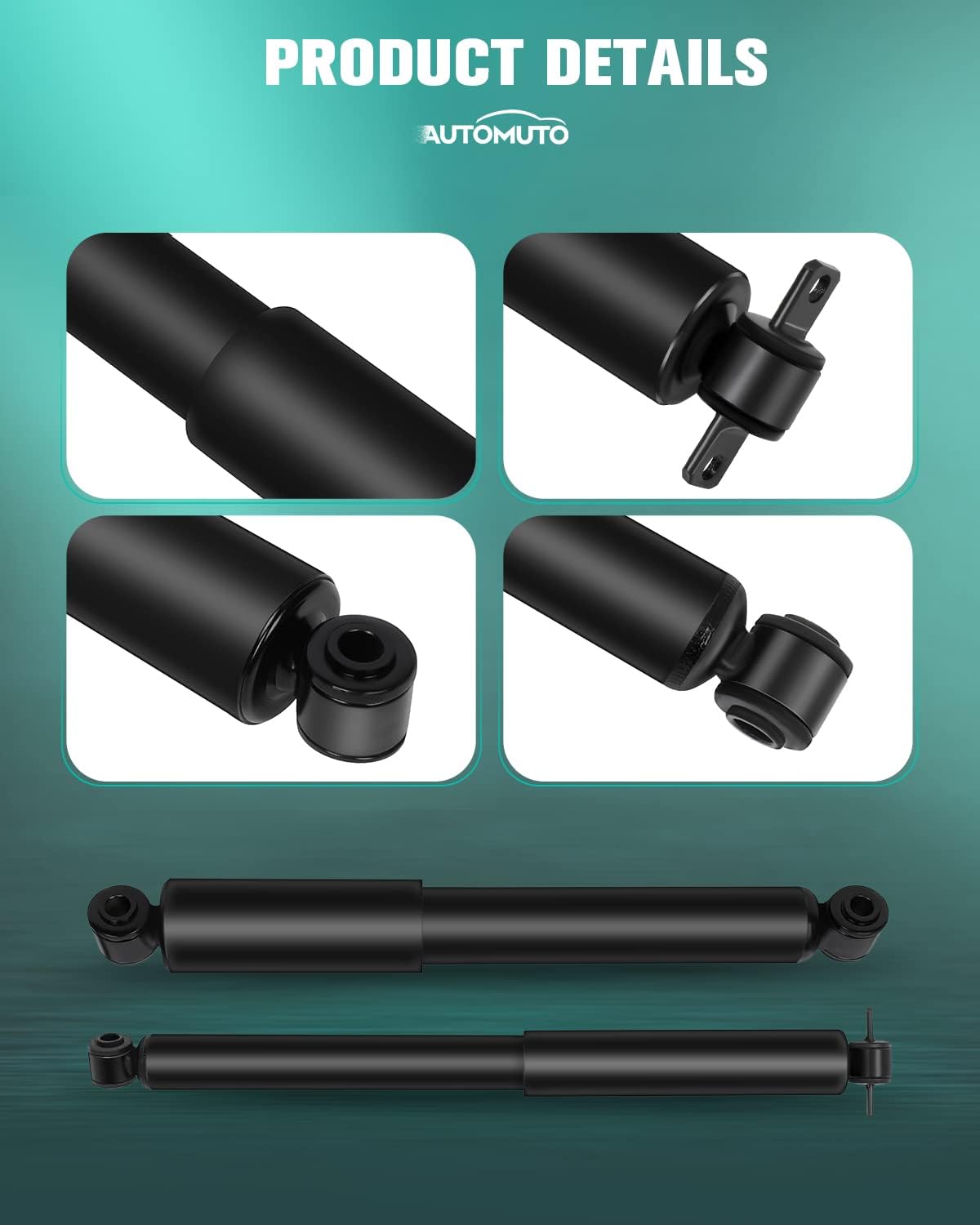 AUTOMUTO Shocks Absorber Front Rear Fits 1995-2005 for Blazer,1991-04 C-hevy S10/for GMC Sonoma,92-01 for GMC Jimmy,for Isuzu Hombre,for Oldsmobile 4WD (4 Wheel Drive) 344042 Struts