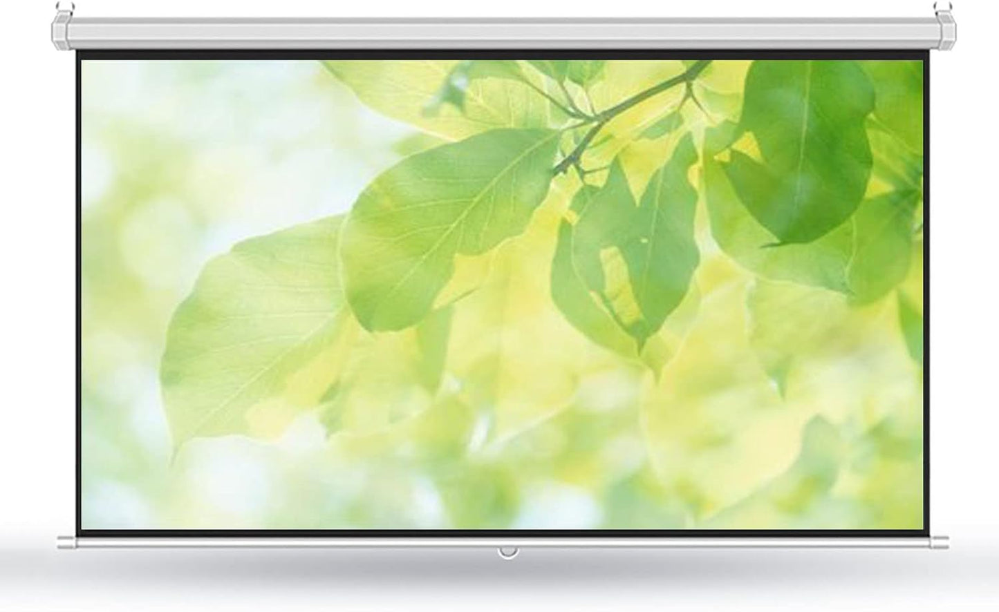 4:3/16:9 HD Portable Foldable Projection Screen with Auto-Lock for Home Theater School Office, Indoor Outdoor Retractable Manual Pull Down Projection Screen (100inch 4:3