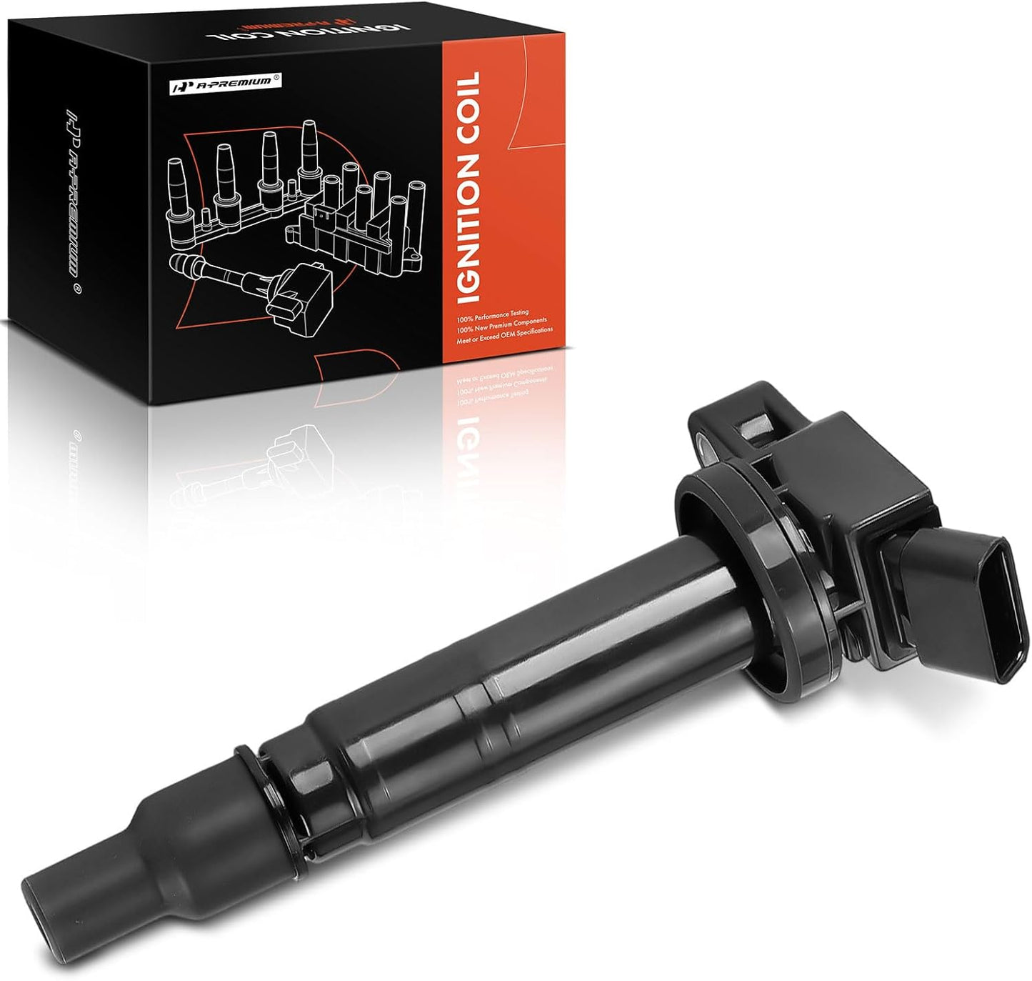 A-Premium 4PCS Ignition Coil Packs Compatible with Toyota & Scion Vehicles - 2.4L, 2.7L - 4Runner 2003-2010, Camry 2006-2011, Corolla 2009-2010, Tacoma 2016-2021, Tundra 2005-2011, xB 2010-2015