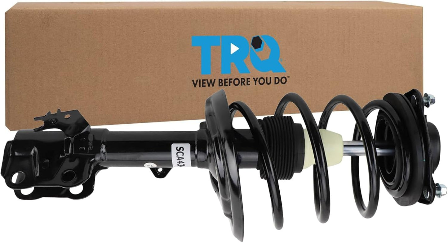 TRQ Front Left Complete Strut & Coil Spring Assembly Drivers Side Compatible with 2011-2017 Honda Odyssey