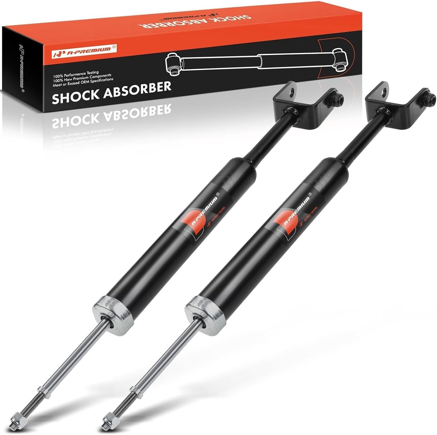 A-Premium Rear Pair (2) Shock Absorber Strut Assembly Compatible with Dodge Dart 2013 2014 2015 2016, Driver and Passenger Side
