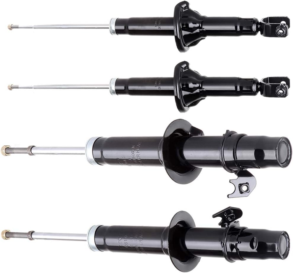 Shocks,SCITOO Front Rear Gas Struts Shock Absorbers Fit for 1990 1991 1992 1993 1994 1995 1996 1997 for Honda for Accord,1997 1998 1999 for Acura CL 341118 71875 341117 71989 341119 71286 Set of 4