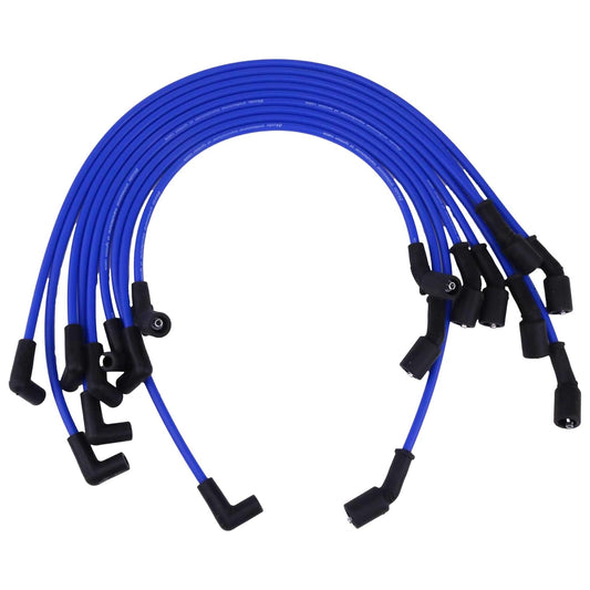 Spark Plug Ignition Wires 84863656A1 18-8828-1 Comaptible with Mercruiser MPI V8 5.0L 5.7L 6.2L Fuel Injected Engines with The Flat Cap