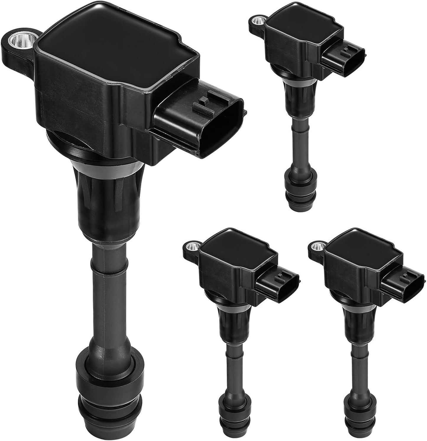 4-Pack UF659 Ignition Coils Compatible with Nissan Juke 11-17, Qashqai 17-22, Rogue Sport 17-22, Rogue 17-19, Sentra 17-19, 1.6L 2.0L L4 - Replaces 224481KC0A C1807 522202