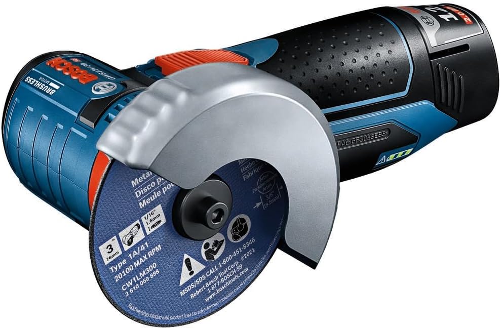 BOSCH GWS12V-30N 12V Max Brushless 3 In. Angle Grinder (Bare Tool)