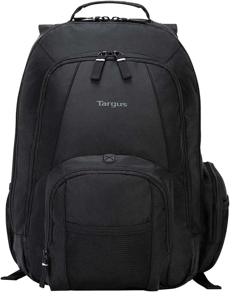 Targus Groove Laptop Backpack for Laptops up to 17-inches, Water Resistant Travel Backpack for Men and Women, Black (CVR617)
