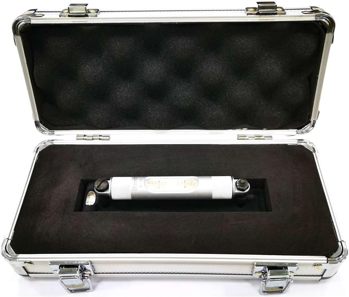 Starrett Machinists' Level with Ground and Graduated Main Vial - Ideal for Machine Shop and Tool Room Use - 6" Length, Cross Test Vial, Without Case - 98-6